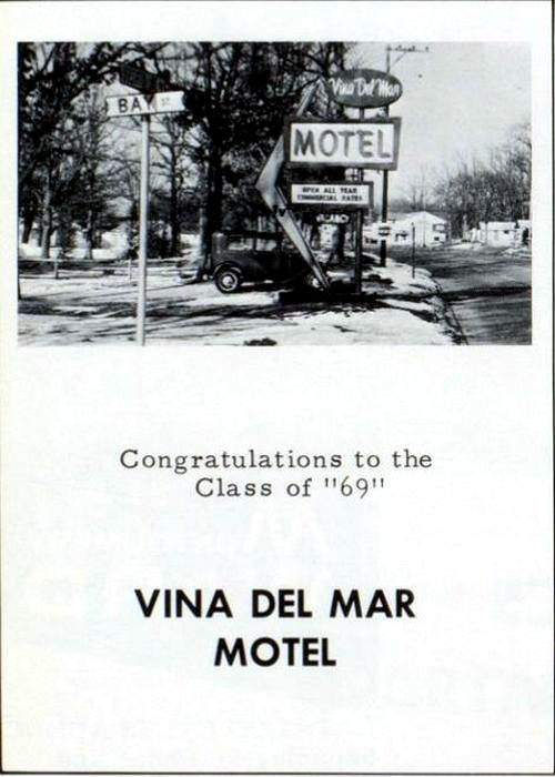 Swiss Inn (Vina Del Mar Motel) - Yearbook Ad (newer photo)